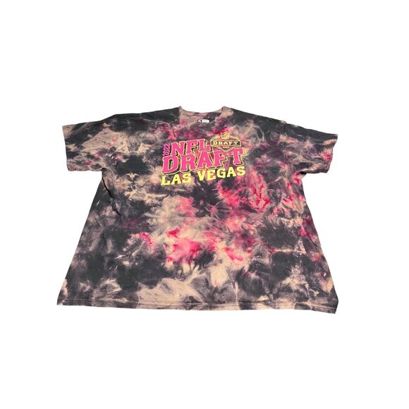 NFL Draft Las Vegas 2022 Tie-Dye T-Shirt Unisex Size 2XL - Picture 1 of 4
